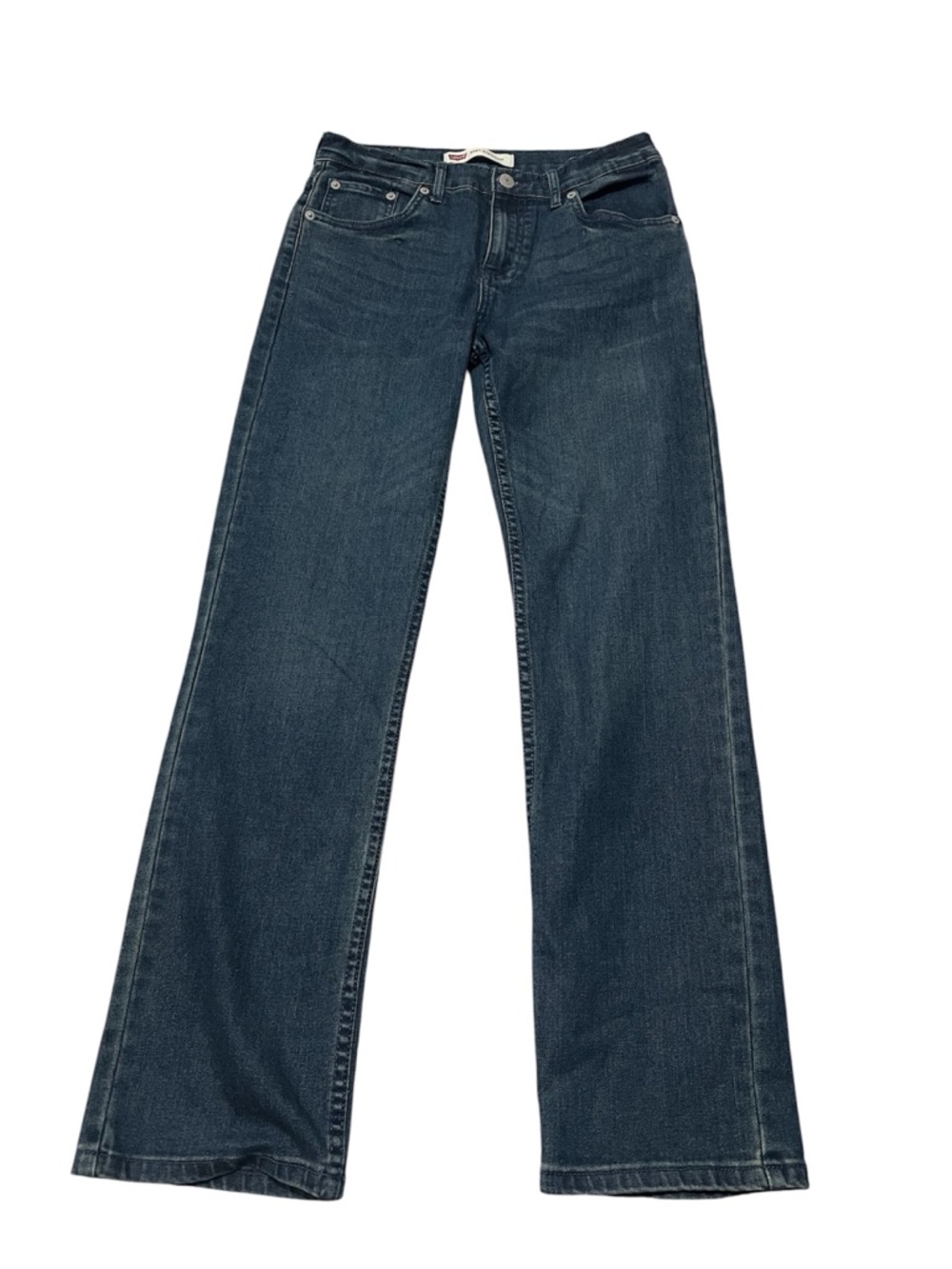 Levi 514 Dark Indigo Straight Junior Jeans Size 16 Regular.